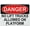 Warning Sign 2, variant on Metal Hanging Plate Horizontal Sign MEN WORKING DON'T START, Waterproof, Fade and Scratch Resistant, safety signs, equipment Warning signs, etc - DANGER SIGN Style 20x30cm