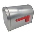 thumbnail image 2 of Buzón de hojalata para almacenamiento navideño, decoración de hojalata, buzón decorativo, caja de regalo para niños y niñas, de aula, exterior, 2 of 8