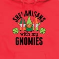 thumbnail image 3 of Instant Message - Shenanigans With My Gnomies - Men's Pullover Hooded Fleece Sweatshirt, 3 of 6