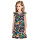 thumbnail image 1 of Balery Colorful Carp Streamer Camisón de princesa para niñas, pijama de algodón con mangas abullonadas, suave y bonito.-Large, 1 of 6