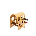 thumbnail image 1 of Master Grade FU-3502 European Design Bordeaux 6 -Bottle Modular Hardwood Wine Rack, Philippine Mahogany, 1 of 1