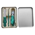 thumbnail image 2 of Tarmeek Nail Clipper Set 3 Pcs Stainless Steel Ultra Sharp Manicure Tools Portable Toenail Cutter Professional Durable Rust-Proof for Home Travel, 2 of 5