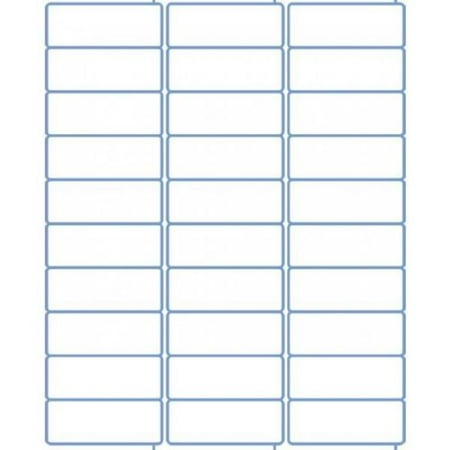 - 30000 2.625 x 1 Laser Ink Adhesive Labels Address Ship 30 Per Sheet 1 x 2 5/8