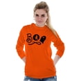 thumbnail image 3 of Boo Cute Witch Ghost Halloween Women's Long Sleeve T Shirt Brisco Brands 4X, 3 of 6