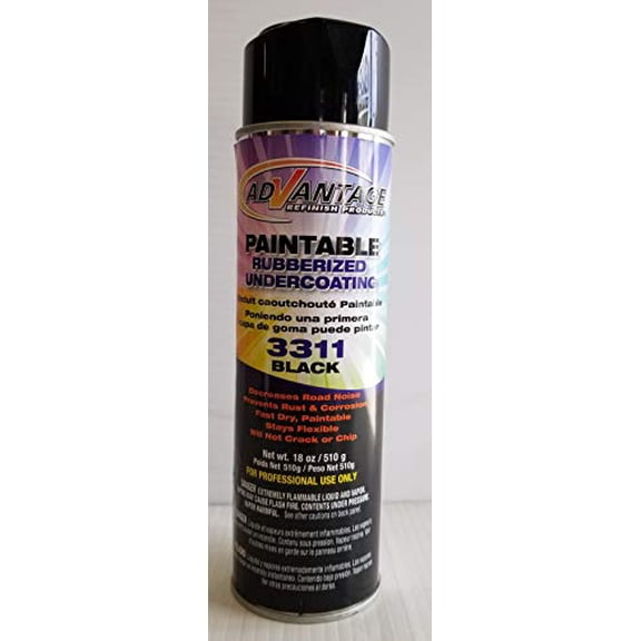 5 Star Advantage 5SA-3311 Paintable Rubberized Undercoating 18oz. Aerosol [black]