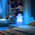 thumbnail image 5 of Djunllk LED Ghost Night Light - Silicone Tap Control Ghost Lamp, Multiple Colors Halloween Lights Indoor USB Rechargeable Cute Office Desk Halloween Decor for Woman and Kids, 5 of 9