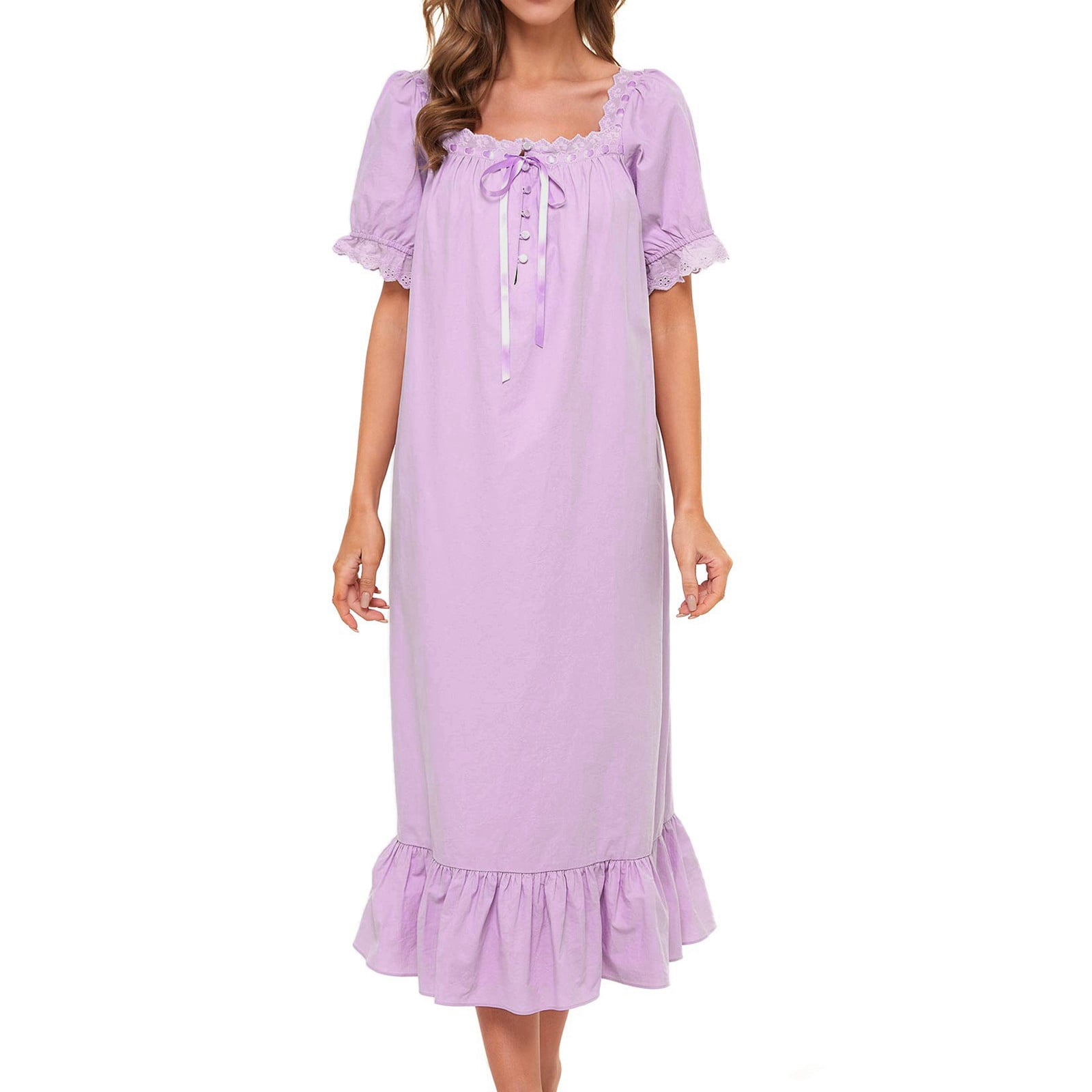WiWi Women's Bamboo Viscose Nightgown - Sleeveless Tank Sleep Shirt, Plus Size S-4X, Soft & Cool