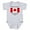 Heather Gray, variant on CafePress - Made In America With Canadian Parts Body Suit - Cute Infant Bodysuit Baby Romper - Size Newborn - 24 Months
