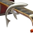 thumbnail image 2 of Kieccall Metal Shark Guitar Capo Tuning Clip Musical Instrument Musician Gift, 2 of 6