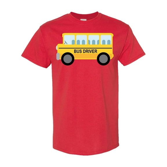Inktastic Bus Driver School Bus T-Shirt