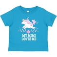 thumbnail image 3 of Inktastic My Mimi Loves Me Unicorn Girls Toddler T-Shirt, 3 of 5