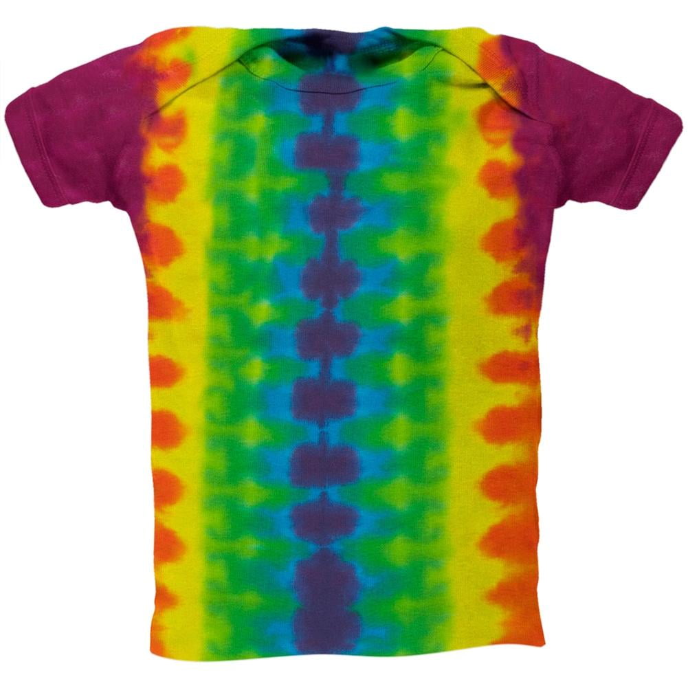 Vertical Striped Lapneck Tie-Dye Infant Shirt - 18 month - Walmart.com