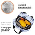 thumbnail image 3 of Sigee Turtle with Blue Stones for Lunch Bag for Women Men, Reusable Lunch Bag Insulated Lunch Bag Lunch Box Cooler, 3 of 5