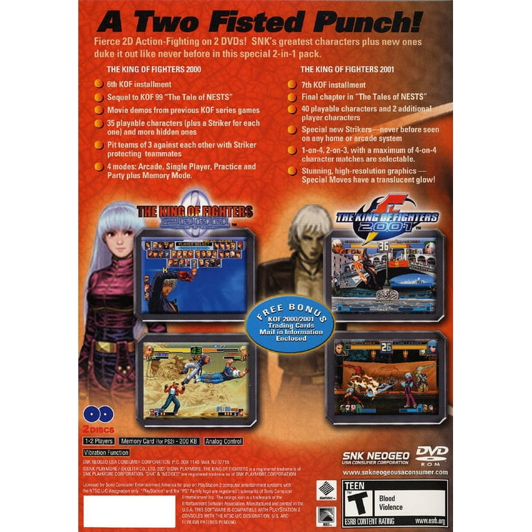 THE KING OF FIGHTERS 2000 kof PS2 Playstation 2 For JP