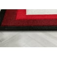 thumbnail image 6 of Well Woven Astrid Border Area Rug, 8' x 10', Dramatic High-Low Pattern, Easily Matchable Color Palette, Wood Floor Safe Backing, 6 of 8