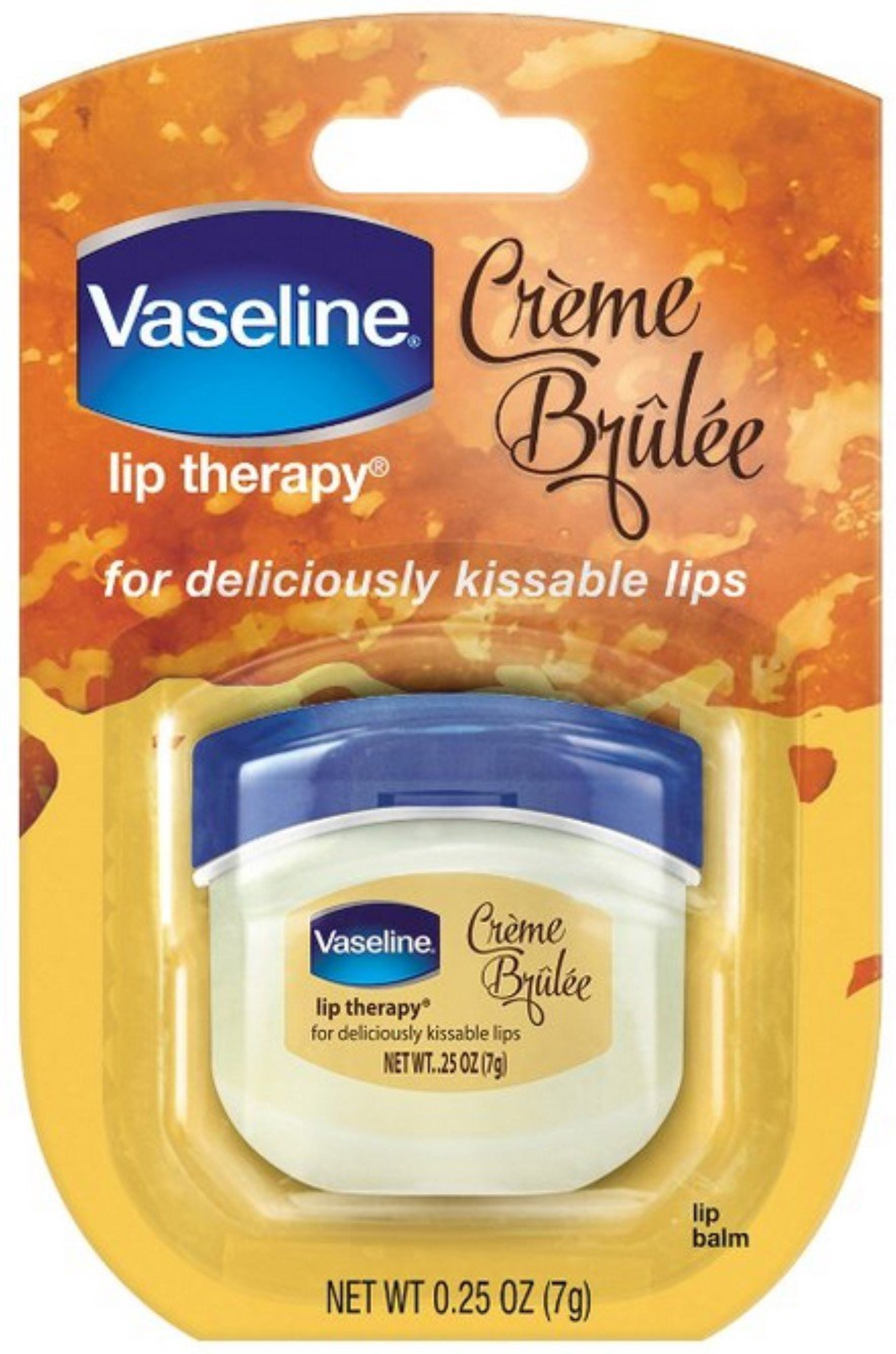 Pack of (24) Vaseline Lip Therapy Lip Balm, Creme Brulee 0.25 oz