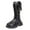 Black, variant on Gubotare Kids White Boots Kids Western Boots for Boys Girls Embroidered Cowgirl Cowboy Boots Square Toe Mid Calf Riding Shoes Little Kid/Big Kid Size 3 (Brown,Big Kids 3)