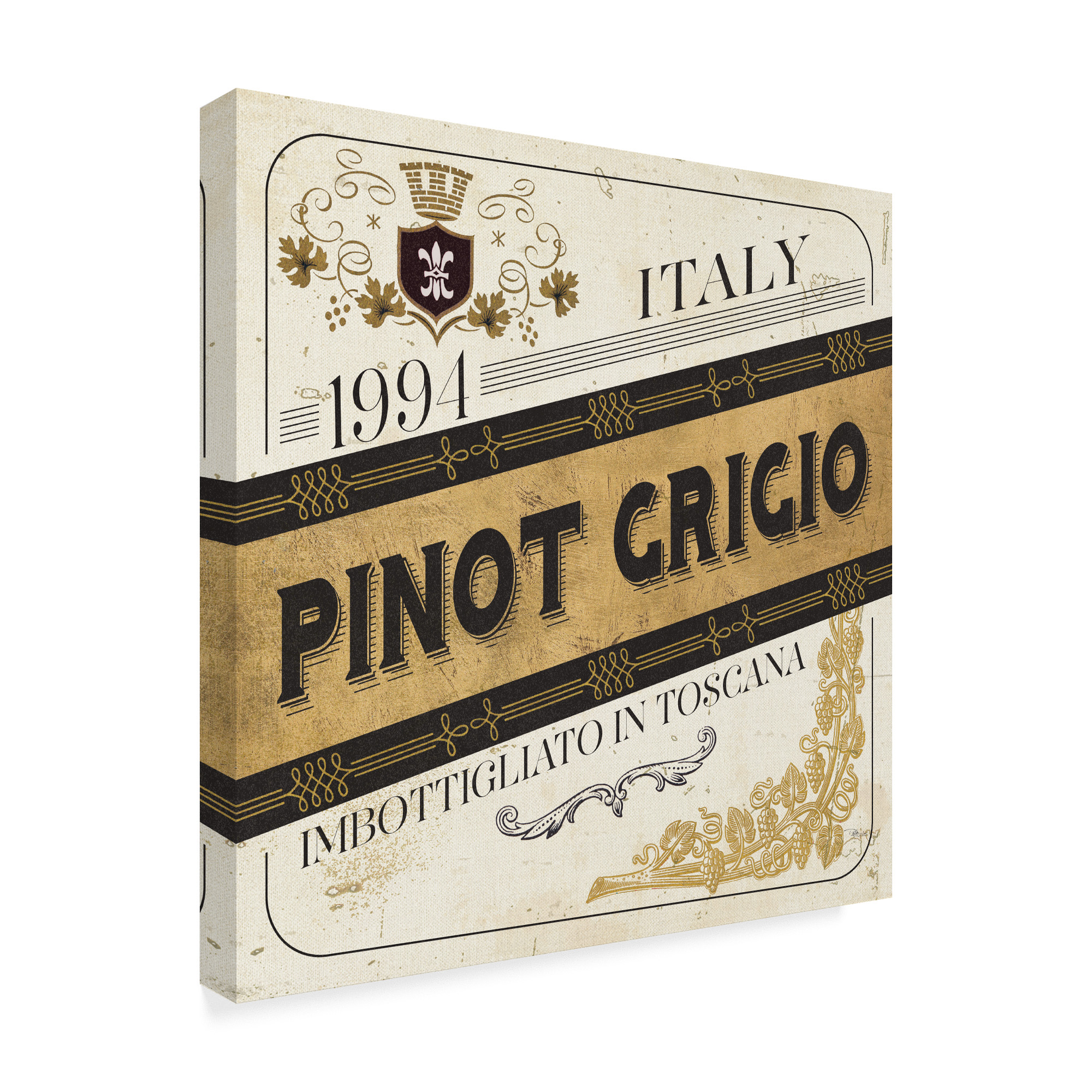 Trademark Fine Art 'Wine Labels IV' Canvas Art by Pela Studio