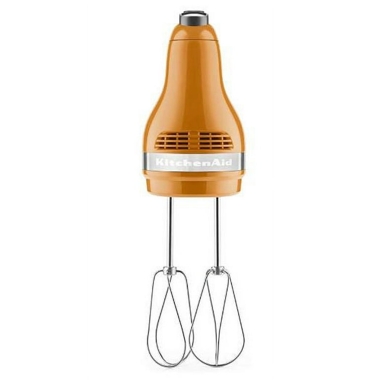 KitchenAid 9 Speed Hand Mixer Tangerine Certified Used
