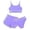 Purple, variant on REDARER Little Girls Bikini Swimsuits with Shorts 3 Piece Bikini Sets Sport Bathing Suits Swimwear,Girls Swimsuit,13-14 Years