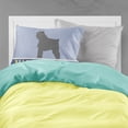 thumbnail image 2 of Bouvier des Flandres Welcome Fabric Standard Pillowcase Blue, 2 of 2
