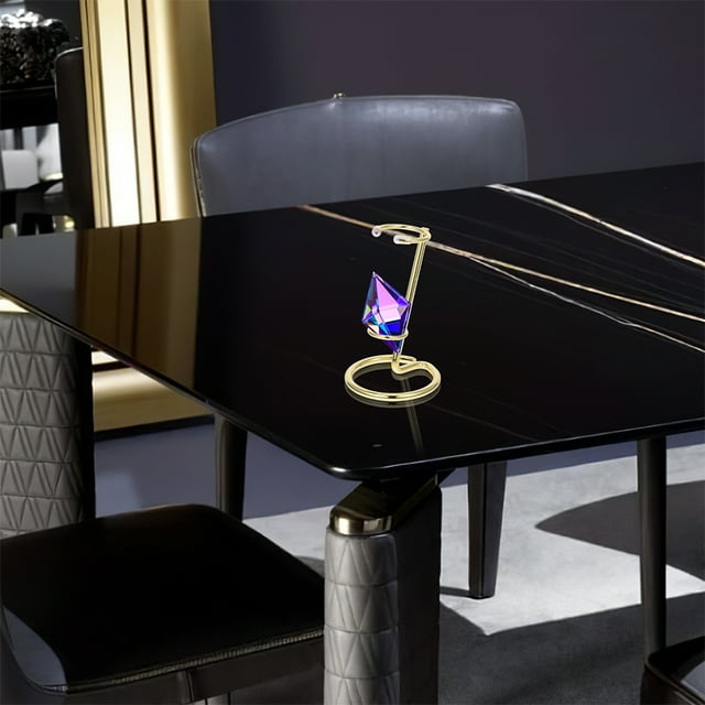 USHOBE Exclusivo Soporte Dorado Para Exhibir De Cristal Y Esferas Decorativas