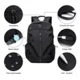thumbnail image 2 of Mochila escolar Los Misterios LMB10011 color negro 22.6L, 2 of 8