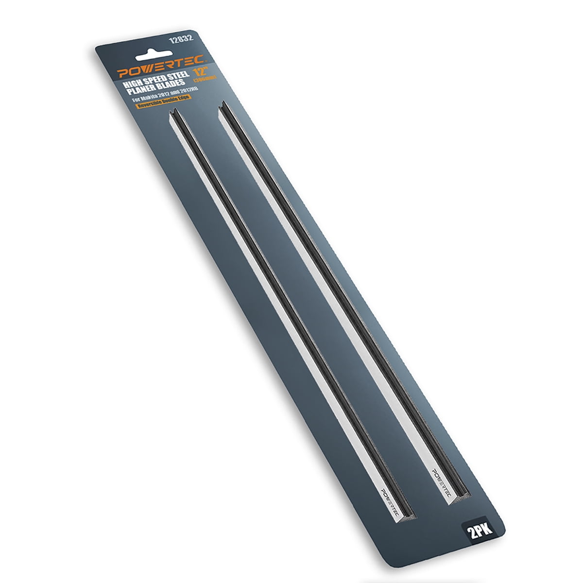 POWERTEC 12 inch HSS Planer Blades Replacement for Makita 2012 2012NB