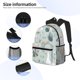 thumbnail image 3 of Disketp Goose and Doodle Flowers Mochila Ligera Clásica con Múltiples Bolsillos, Mochila Casual para Hombre y Mujer, Ideal para Escuela, Trabajo y Viajes, 3 of 6