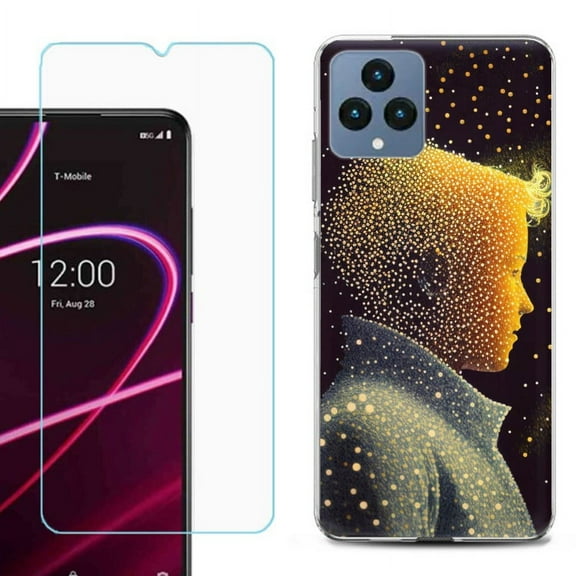 OneToughShield ® for T-Mobile Revvl 6x 5G Shockproof Phone Case, with Tempered Glass Screen Protector - Little Prince