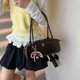 thumbnail image 2 of Bolso hombro Femenino All-Patch con gran capacidad (café), 2 of 9