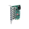 thumbnail image 1 of SIIG USB 3.0 7-Port PCIe Host Card - USB adapter - PCIe 2.0 - USB 3.0 x 7 - black, 1 of 5