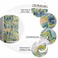 thumbnail image 5 of Navy Blue Shower Curtain Set ，Waterproof Fabric Shower Curtains Marble Abstract Geometric Contemporary Art Shower Curtains for Bathroom,Bathroom Decor 36"x72", 5 of 6