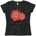 thumbnail image 3 of Inktastic Red Poppy Flowers Women's T-Shirt, 3 of 5