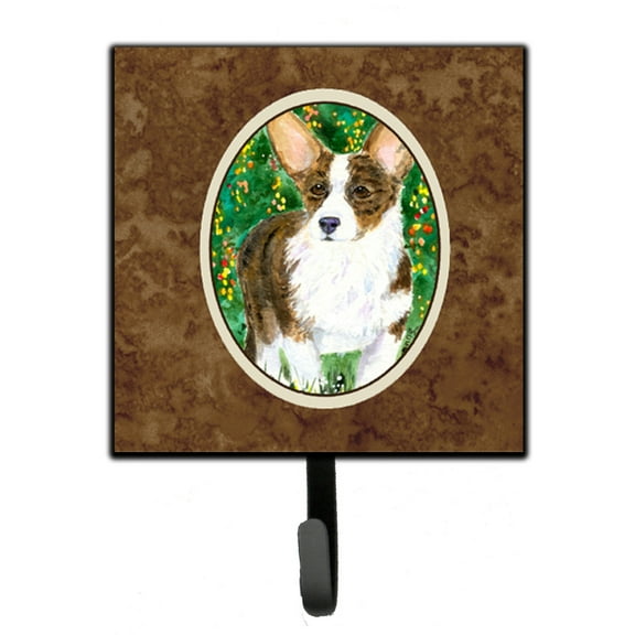 Carolines Treasures Corgi Leash Holder or Key hooks, Small, Multicolor