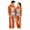 Z80-Orange, variant on skeleton costume unisex – Men's Purple Skeleton Printed Jumpsuit, Zip Front One-Piece Breathable Air-Layer Polyester, Si