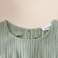 thumbnail image 6 of mgoYE Baby Girl Clothes 0-3 Months Baby Girl Clothes Toddler Summer Outfits Cute Bow Sleeveless Top and Ruffle Shorts 2pc Set 1-5 Years Old(Green,6-12 Months), 6 of 9