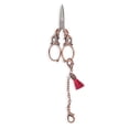 thumbnail image 1 of Vintage Design Ergonomic Embroidery Scissors Soft Handle Stainless Steel Sewing Craft Shears, Multifunctional Cutting Tool for Needlework, Crochet, Crafting, 1 of 7