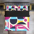 thumbnail image 2 of Colourful Geometric Shapes Four-piece Duvet Cover Set, 2 of 4