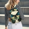thumbnail image 5 of Yiaed Blue Black Butterfly Art Print Laptop Backpack Travel Canvas Backpack Vintage Aesthetic Backpack for School Knapsack Plain Backpack Backpack for School-Medium, 5 of 5