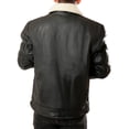 thumbnail image 4 of Chamarra Vinipiel Tipo Biker Shendy Vendi Negro Blanco Grande, 4 of 4