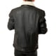 thumbnail image 4 of Chamarra Para Hombre Shendy Vendi Chaqueta Vinipiel Tipo Biker Negro Blanco Chica, 4 of 4