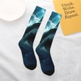 thumbnail image 6 of Bingfone Compression Socks for Women and Men Long Socks for Running Athletic Cycling Nurse-Undersea Shark, 6 of 8