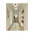 thumbnail image 3 of Inspire Collection Graphite Three-Light 18" Semi-Flush Mount, 3 of 10