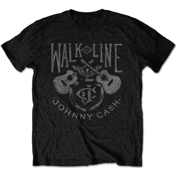 Johnny Cash Unisex T-Shirt Walk The Line (Small)