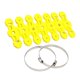thumbnail image 1 of Protector de tubo de escape de motocicleta, ajuste universal para motocicleta, color amarillo, 1 of 5