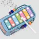 thumbnail image 3 of Xilófono de juguete 3 en 1 con música, luces y sonidos para arrastrar. Tambor musical para niños. Bloques de construcción Happy Bus para niños. Juguetes educativos para el desarrollo temprano., 3 of 8