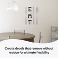 thumbnail image 4 of Vinilo Cricut Smart Removible Mate Metálico Plateado 33 cm x, 4 of 7