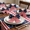 thumbnail image 4 of Decorative Bow Patriotic Wreath Bow for Independence Day Home Decor, 4 of 6