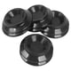 thumbnail image 1 of Almohadilla de piezaza de Taza de Rueda Giratoria de Plástico Negro de 8 Piezas, 1 of 9